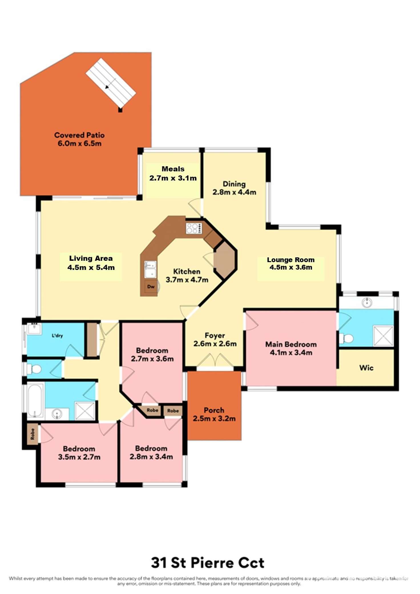 Floorplan of Homely house listing, 31 St Pierre Circuit, Currambine WA 6028