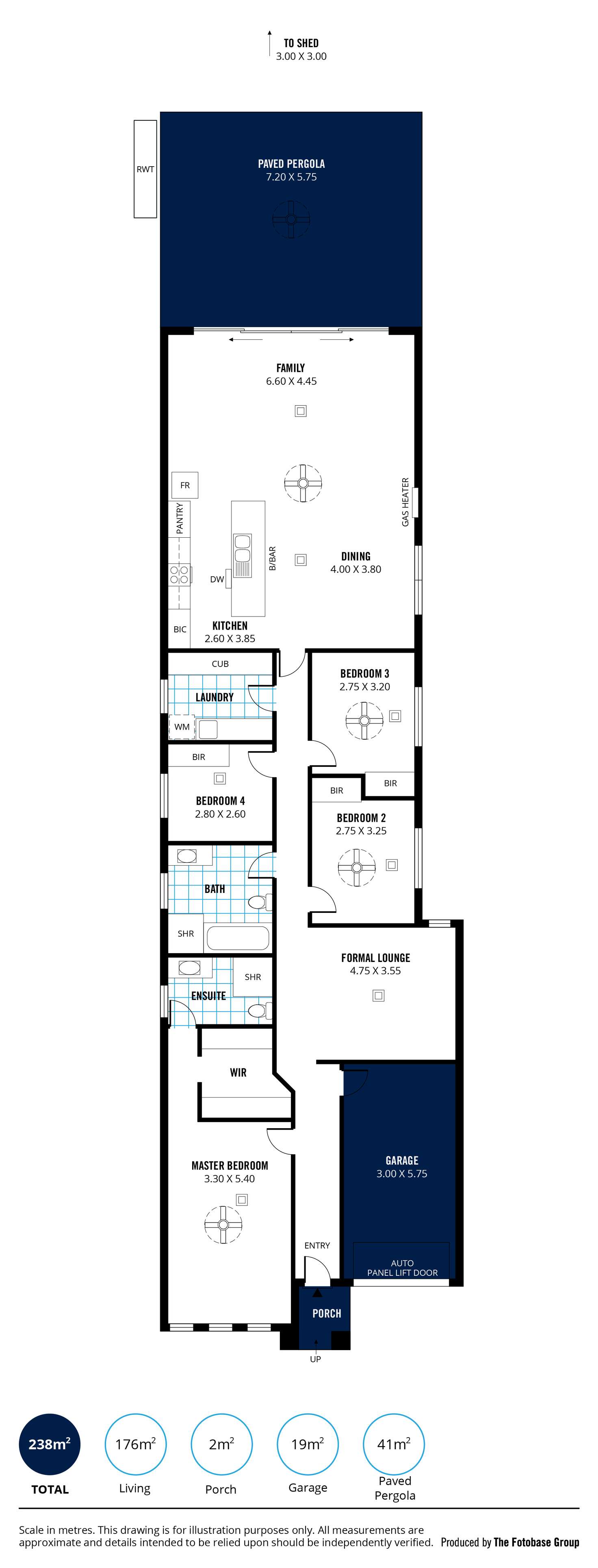 Floorplan of Homely house listing, 10B Dudley Avenue, Daw Park SA 5041