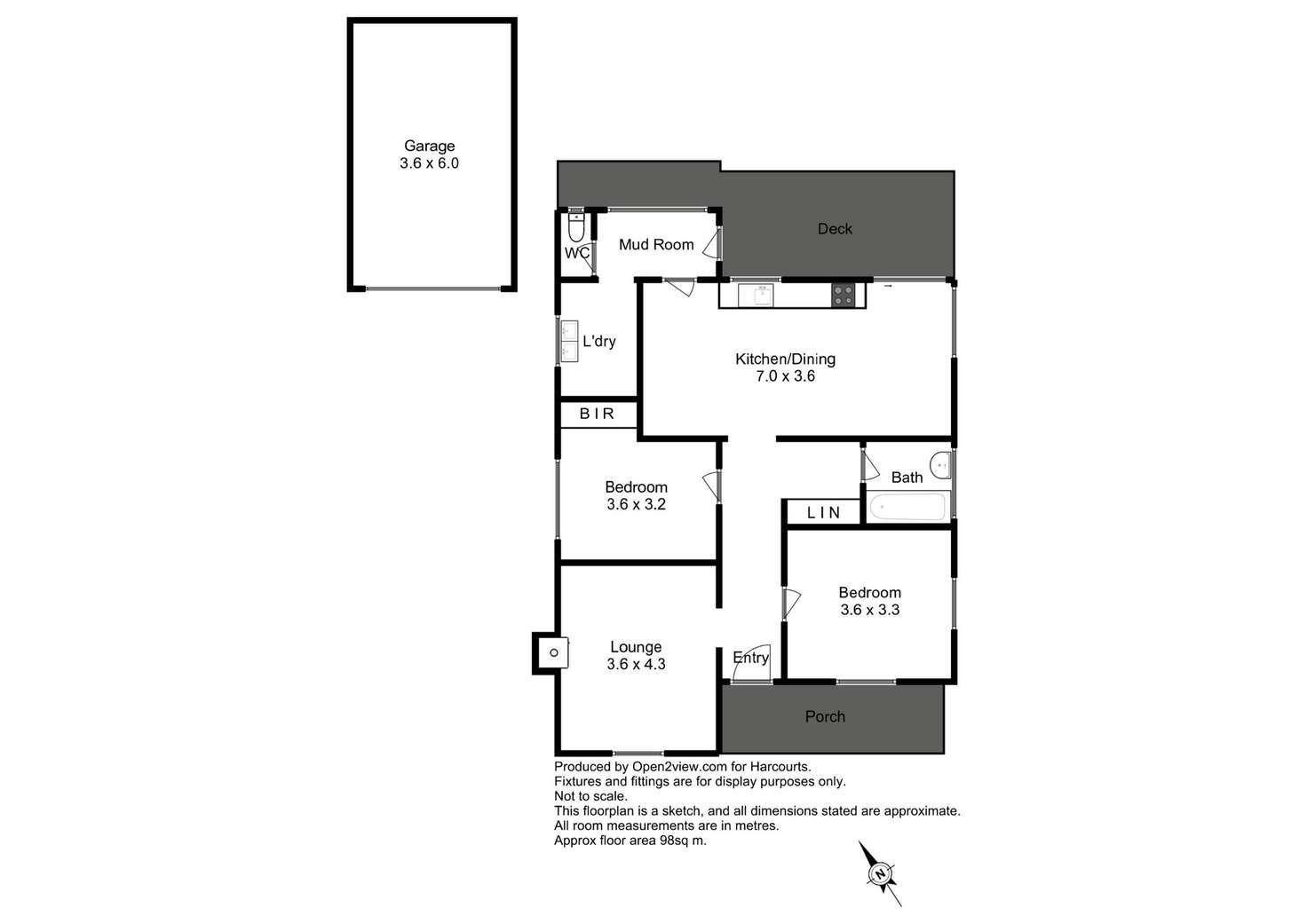 Floorplan of Homely house listing, 176 Parker Street, Devonport TAS 7310