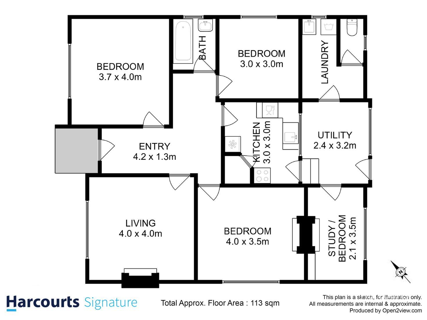 Floorplan of Homely house listing, 11/63 Tolosa Street, Glenorchy TAS 7010