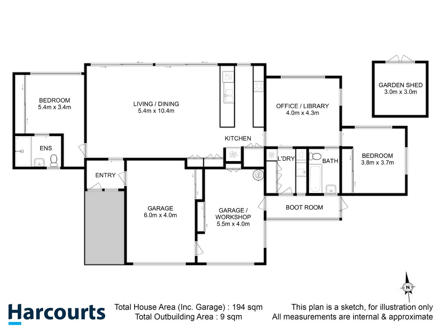 Floorplan of Homely house listing, 2 Snowy View Heights, Huonville TAS 7109
