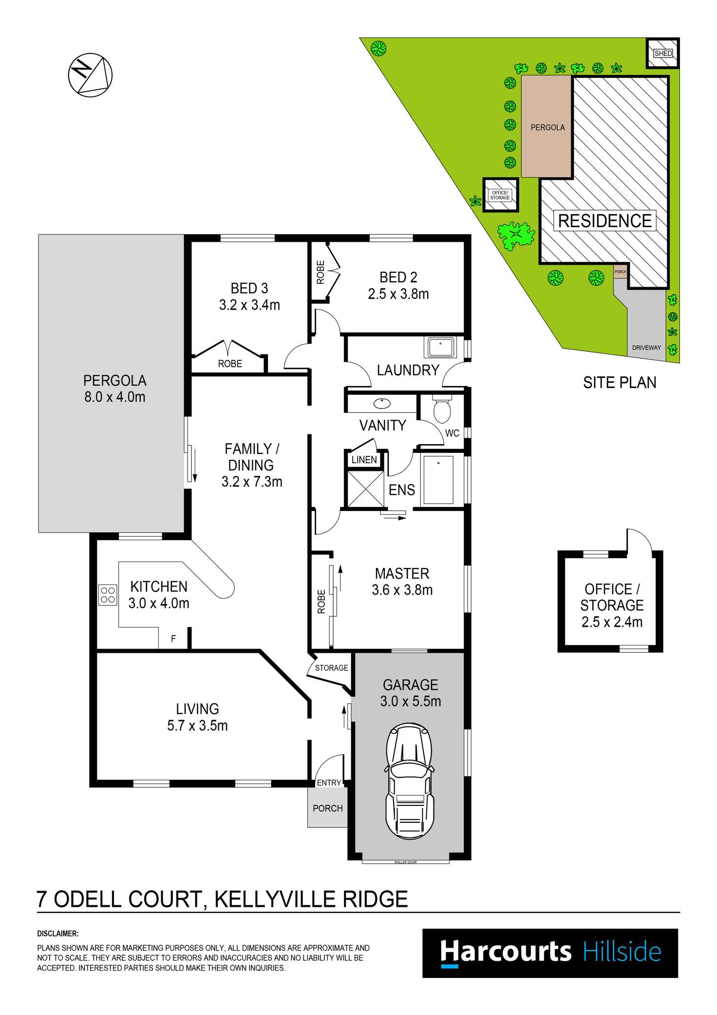 Floorplan of Homely house listing, 7 Odell Court, Kellyville Ridge NSW 2155