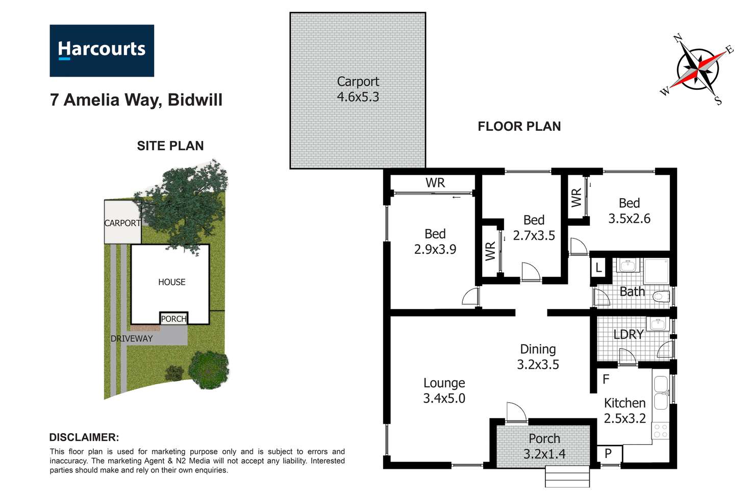Floorplan of Homely house listing, 7 Amelia Way, Bidwill NSW 2770