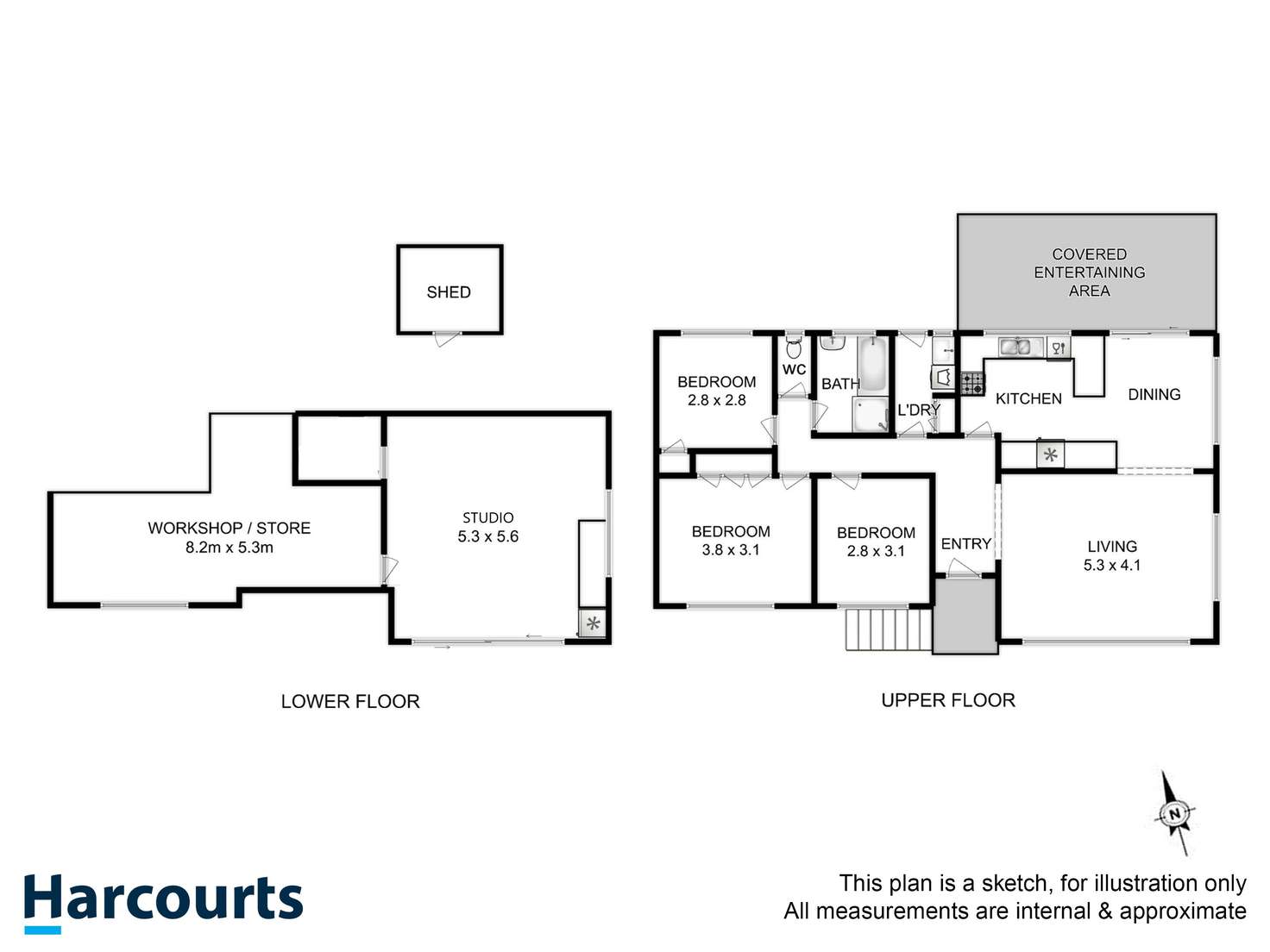 Floorplan of Homely house listing, 7 Stirling Avenue, Blackmans Bay TAS 7052