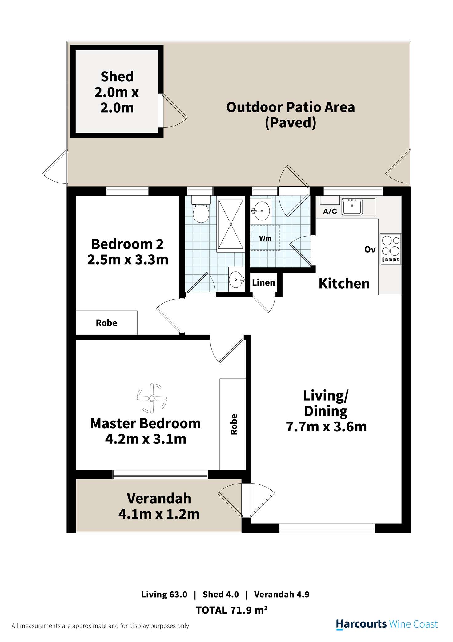 Floorplan of Homely house listing, 2/13 Martin Place, Christies Beach SA 5165
