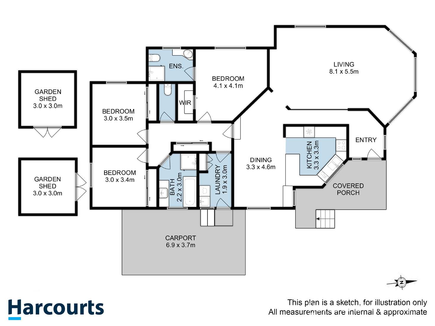 Floorplan of Homely house listing, 24 Carinya Street, Blackmans Bay TAS 7052