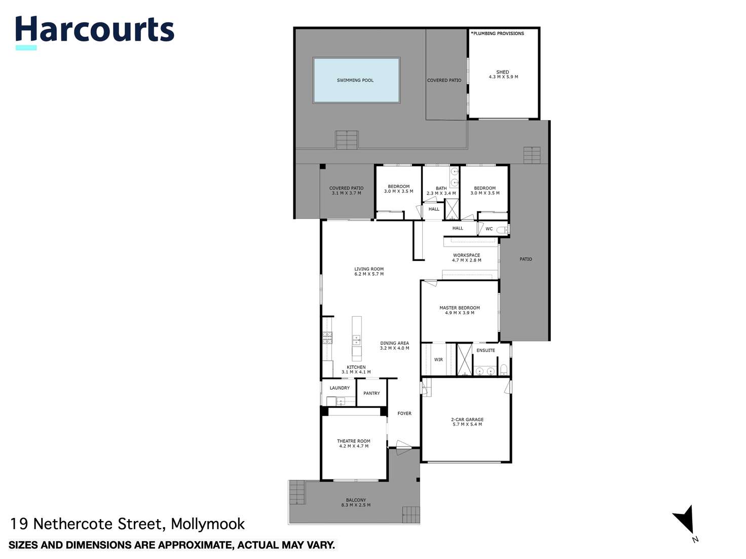 Floorplan of Homely house listing, 19 Nethercote Street, Mollymook NSW 2539