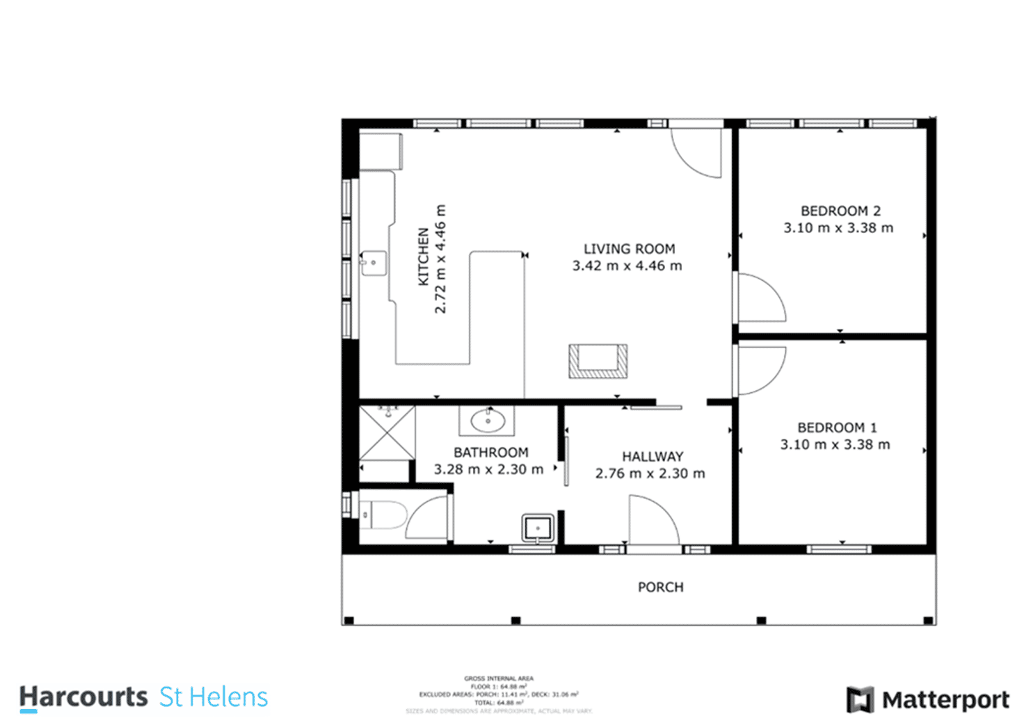 Floorplan of Homely house listing, 12 Acacia Drive, Ansons Bay TAS 7264