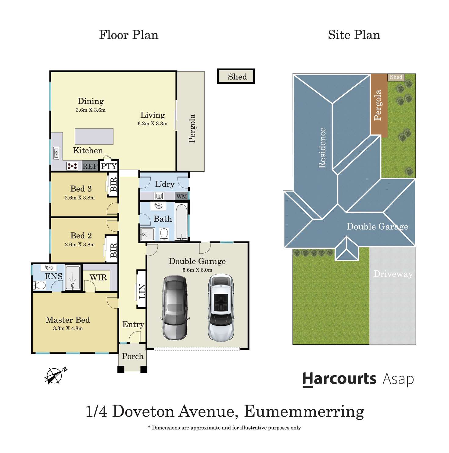 Floorplan of Homely unit listing, 1/4 Doveton Avenue, Eumemmerring VIC 3177