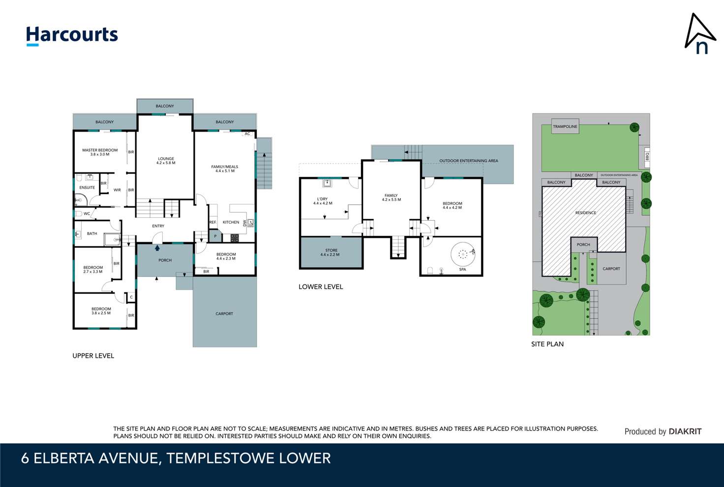 Floorplan of Homely house listing, 6 Elberta Avenue, Templestowe Lower VIC 3107