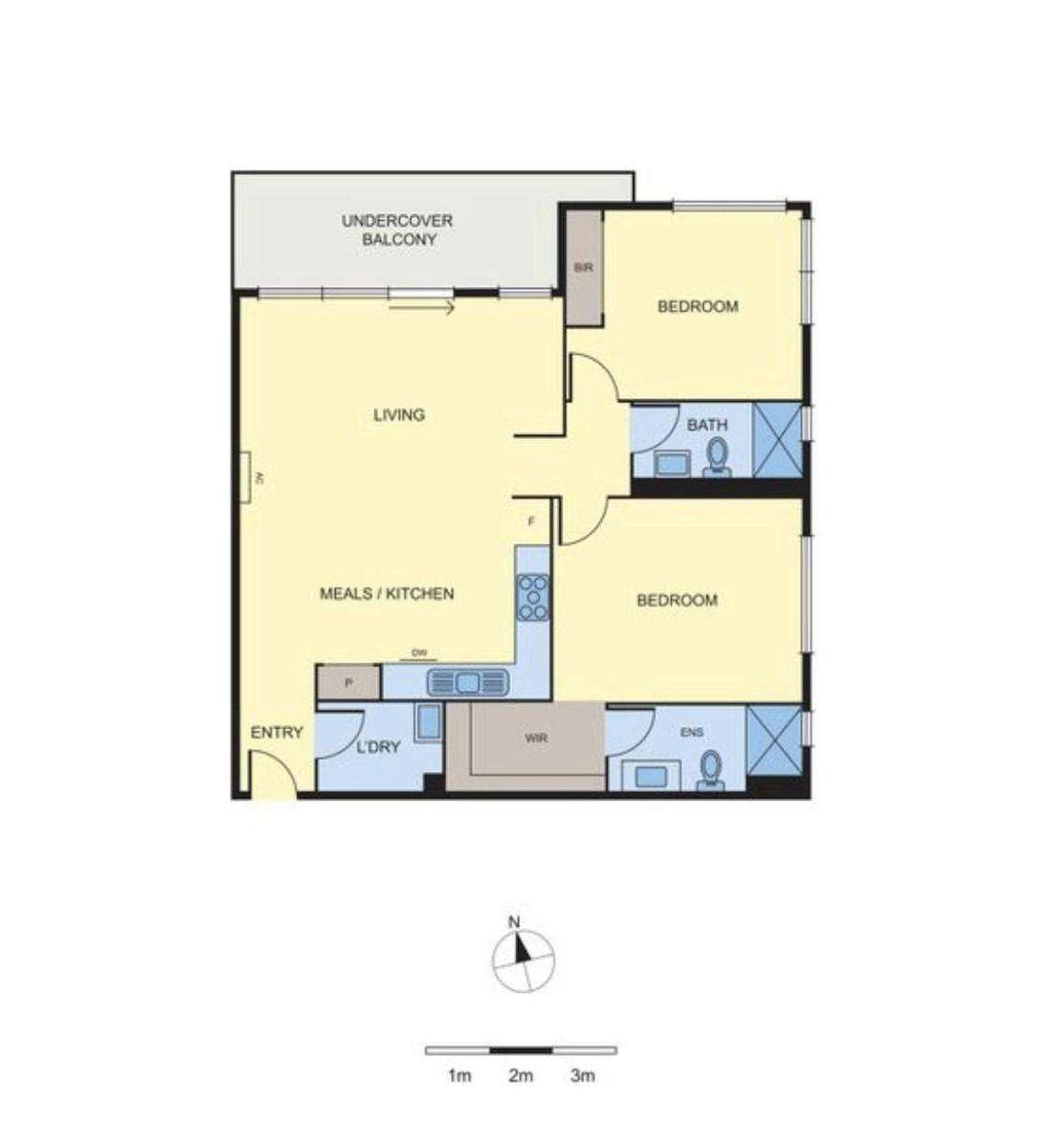 Floorplan of Homely apartment listing, 8/164 Blackburn Road, Doncaster East VIC 3109