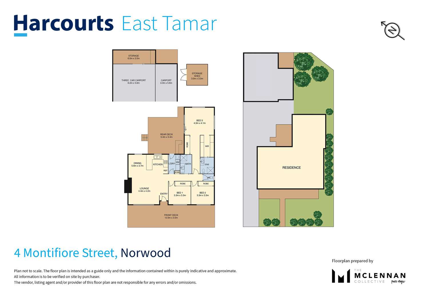 Floorplan of Homely house listing, 4 Montifiore Street, Norwood TAS 7250