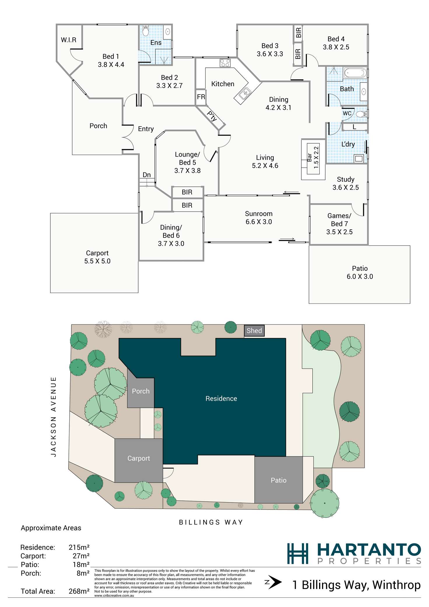 Floorplan of Homely house listing, 1 Billings Way, Winthrop WA 6150