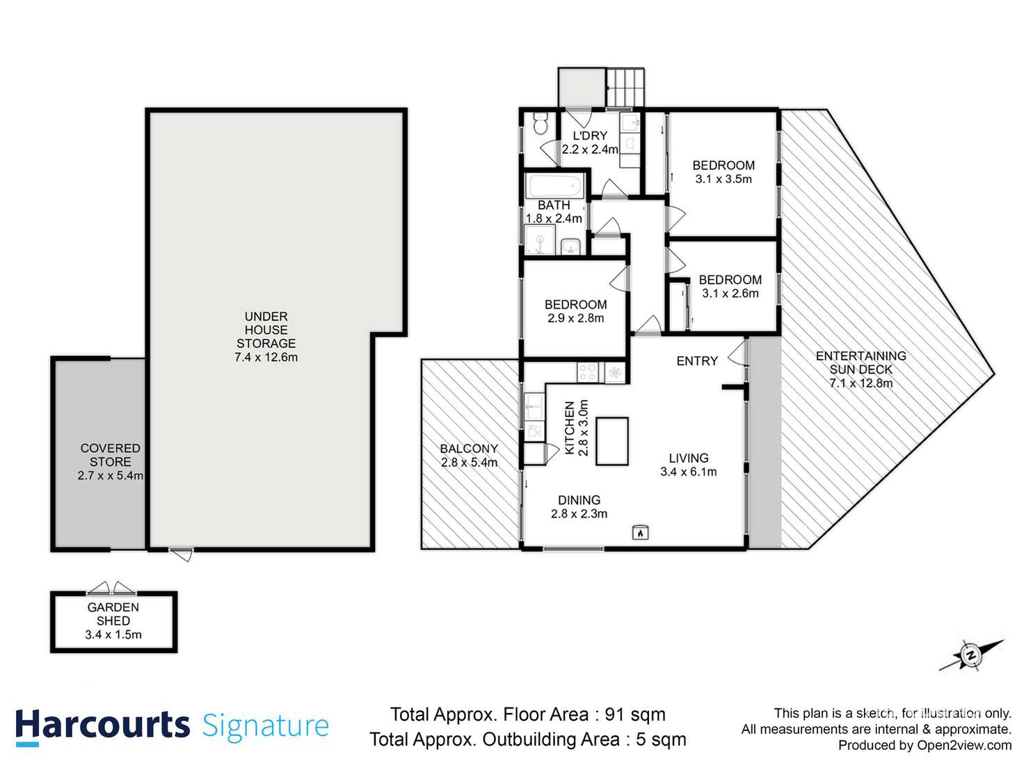 Floorplan of Homely house listing, 18 Mirramar Park, Blackmans Bay TAS 7052