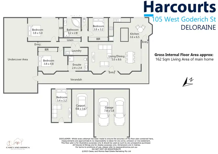 Floorplan of Homely house listing, 105 West Goderich Street, Deloraine TAS 7304