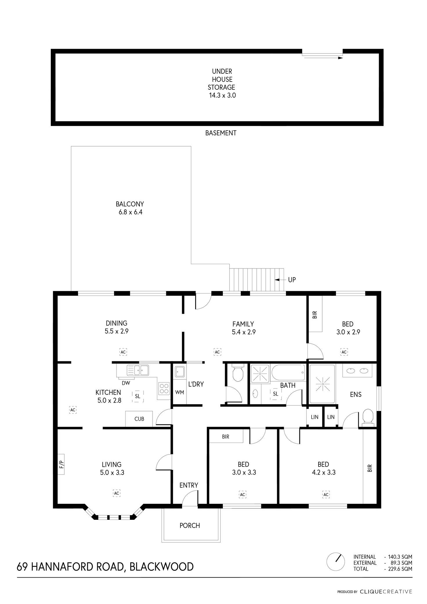 Floorplan of Homely house listing, 69 Hannaford Road, Blackwood SA 5051