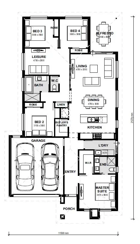 Floorplan of Homely house listing, 25 Mullamar Way, Gawler East SA 5118