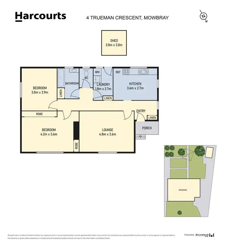 Floorplan of Homely house listing, 4 Trueman Crescent, Mowbray TAS 7248