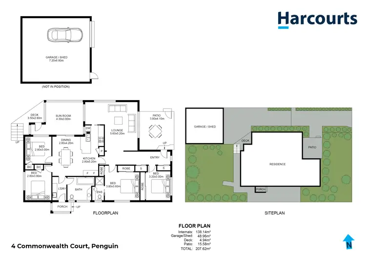 Floorplan of Homely house listing, 4 Commonwealth Court, Penguin TAS 7316