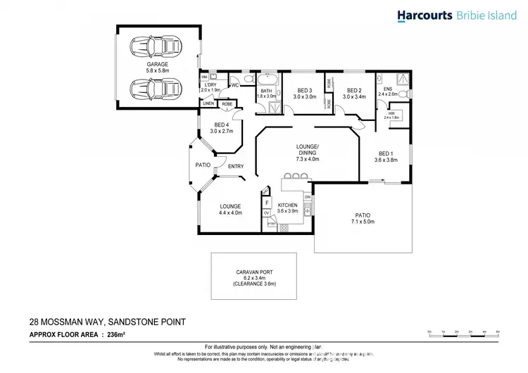 Floorplan of Homely house listing, 28 Mossman Way, Sandstone Point QLD 4511
