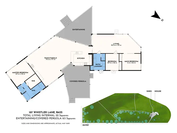 Floorplan of Homely house listing, 107 Whistler Lane, Bass VIC 3991