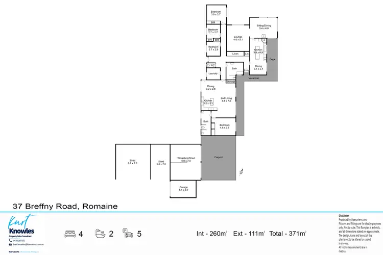 Floorplan of Homely house listing, 37 Breffny Road, Romaine TAS 7320