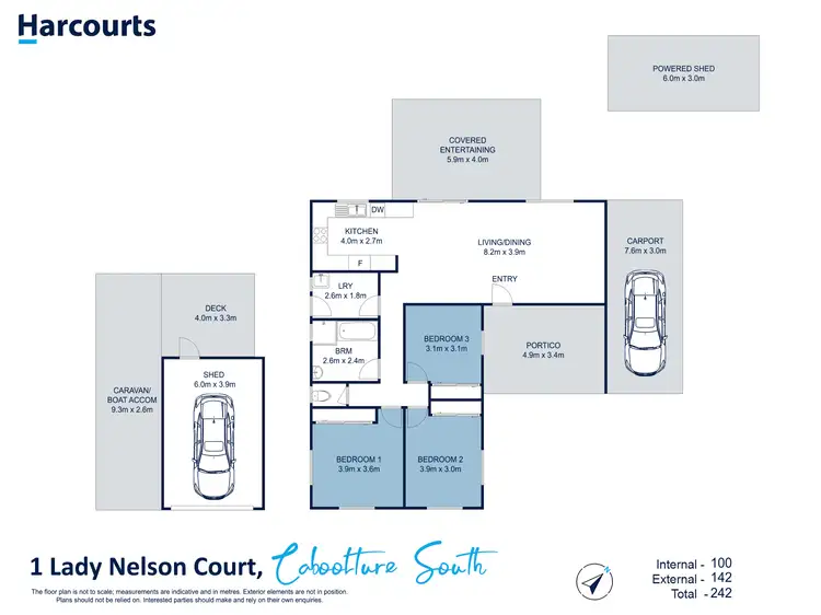 Floorplan of Homely house listing, 1 Lady Nelson Court, Caboolture South QLD 4510