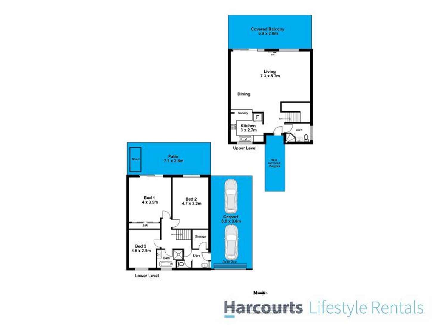 Floorplan of Homely semiDetached listing, 26 Milton Street, Bedford Park SA 5042