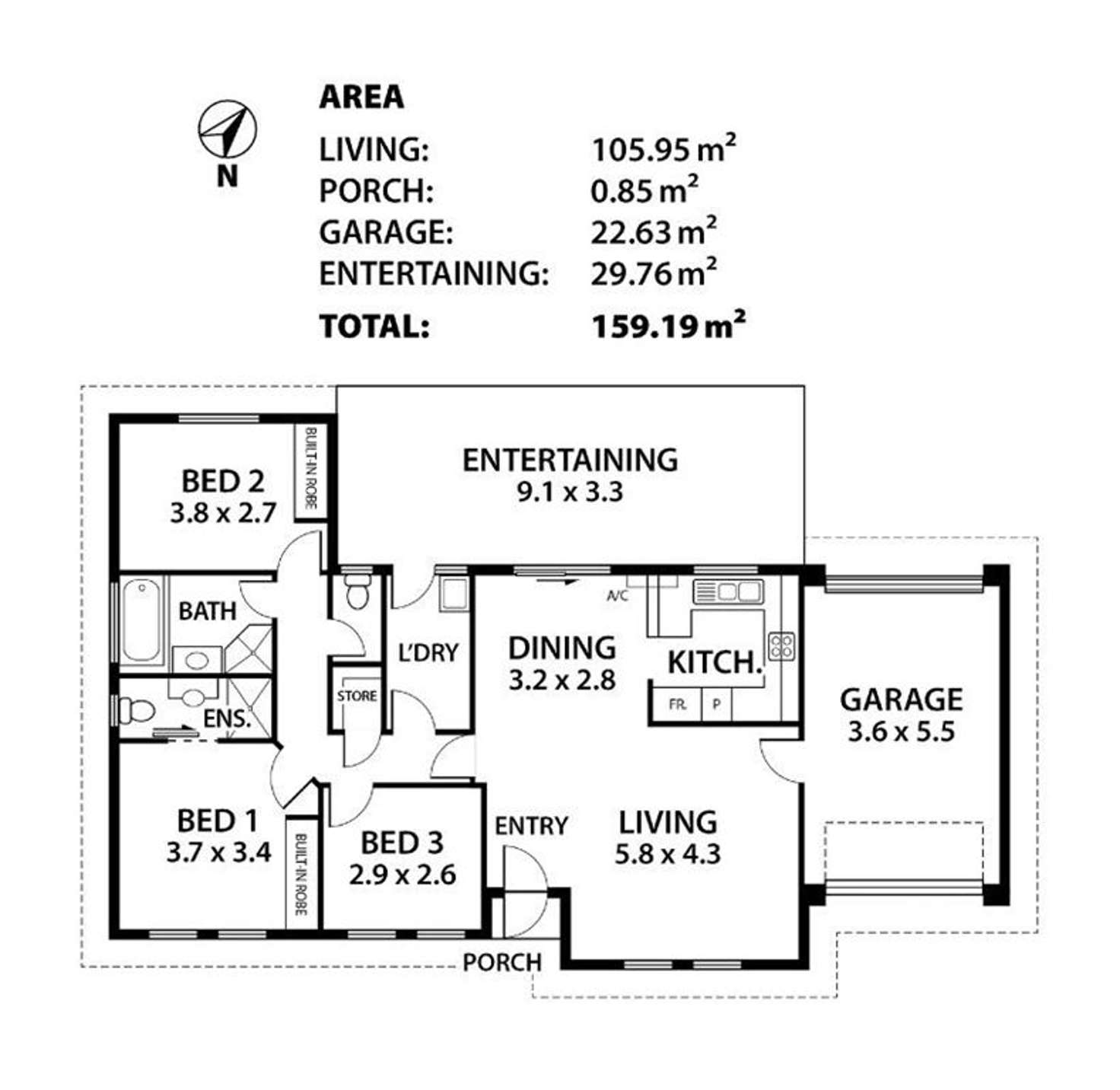 Floorplan of Homely house listing, 1/35 McLaren Street, Mount Barker SA 5251