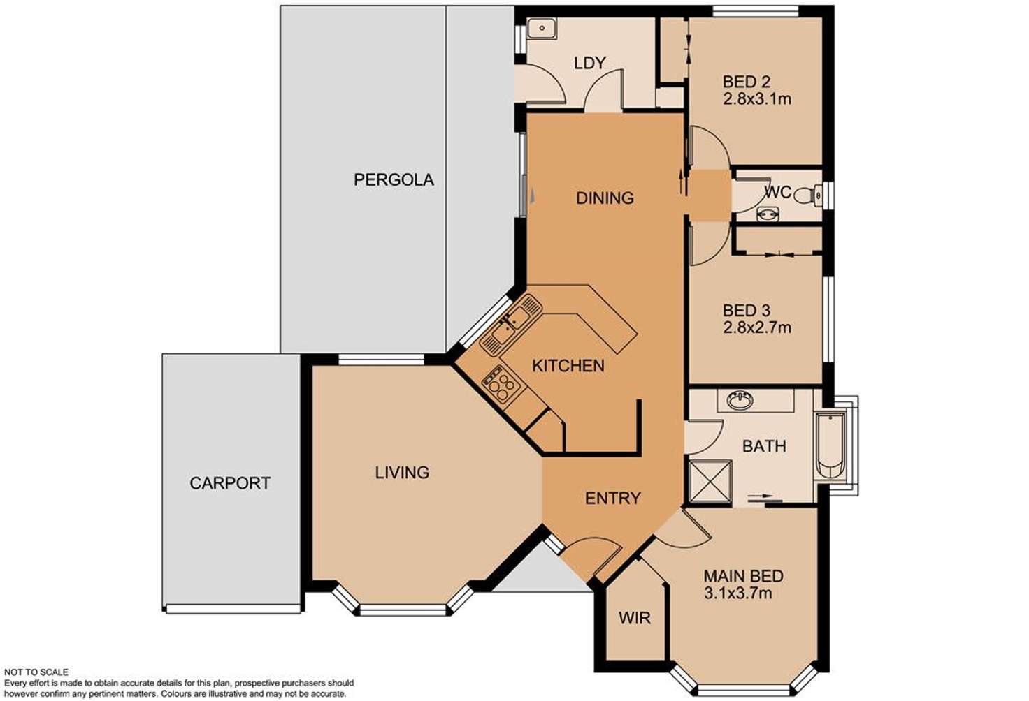 Floorplan of Homely house listing, 120 Carrum Woods Drive, Carrum Downs VIC 3201
