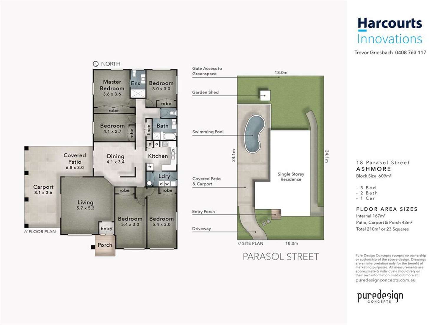 Floorplan of Homely house listing, 18 Parasol Street, Ashmore QLD 4214