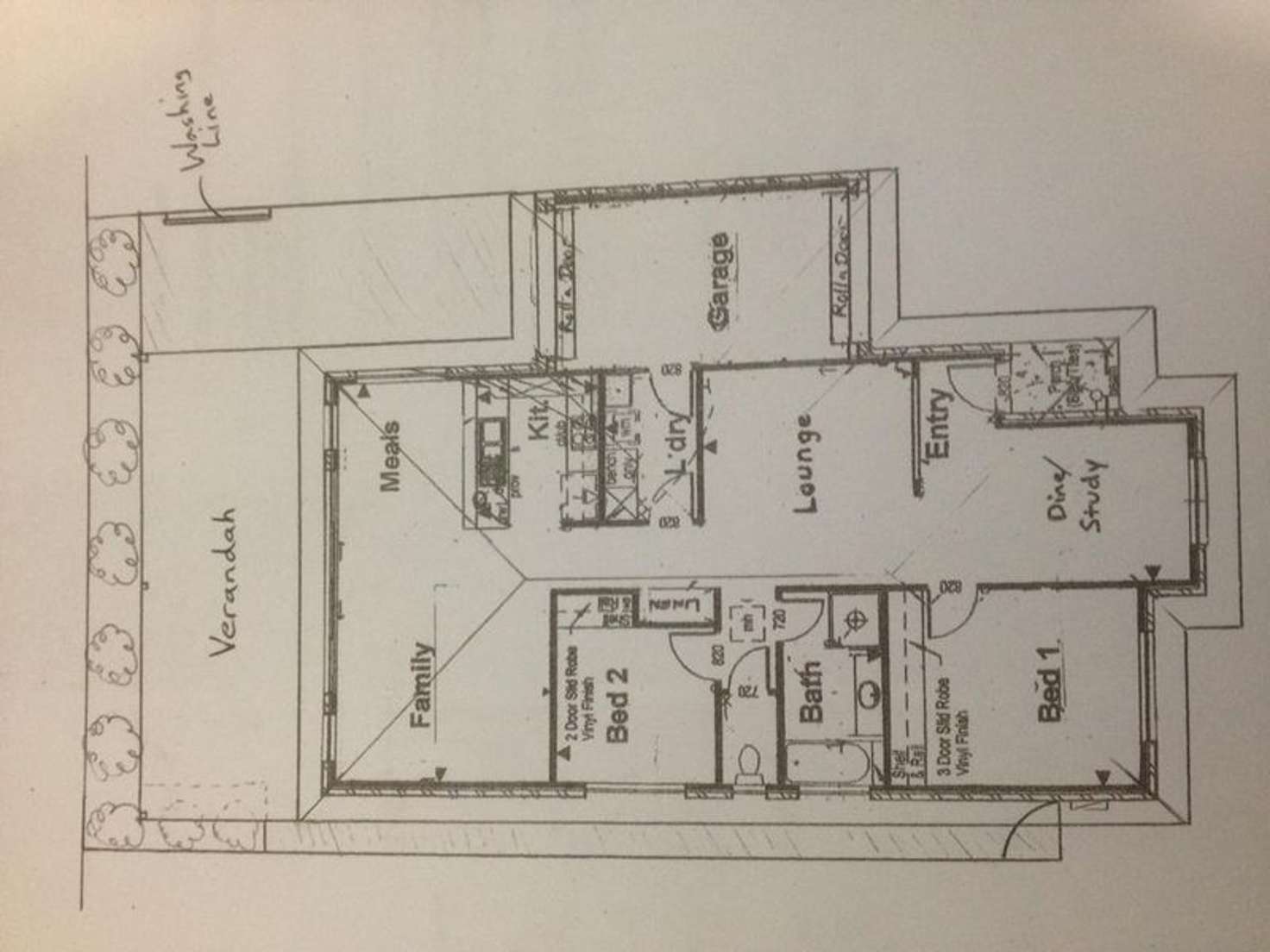 Floorplan of Homely house listing, 2/35 Panalatinga Road, Woodcroft SA 5162