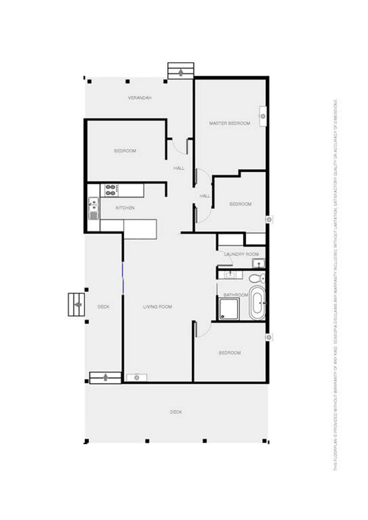 Floorplan of Homely house listing, 18 Darling Street, Bourke NSW 2840