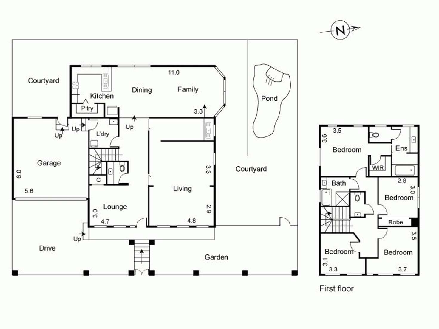 Floorplan of Homely house listing, 6 Eddy Street, Camberwell VIC 3124