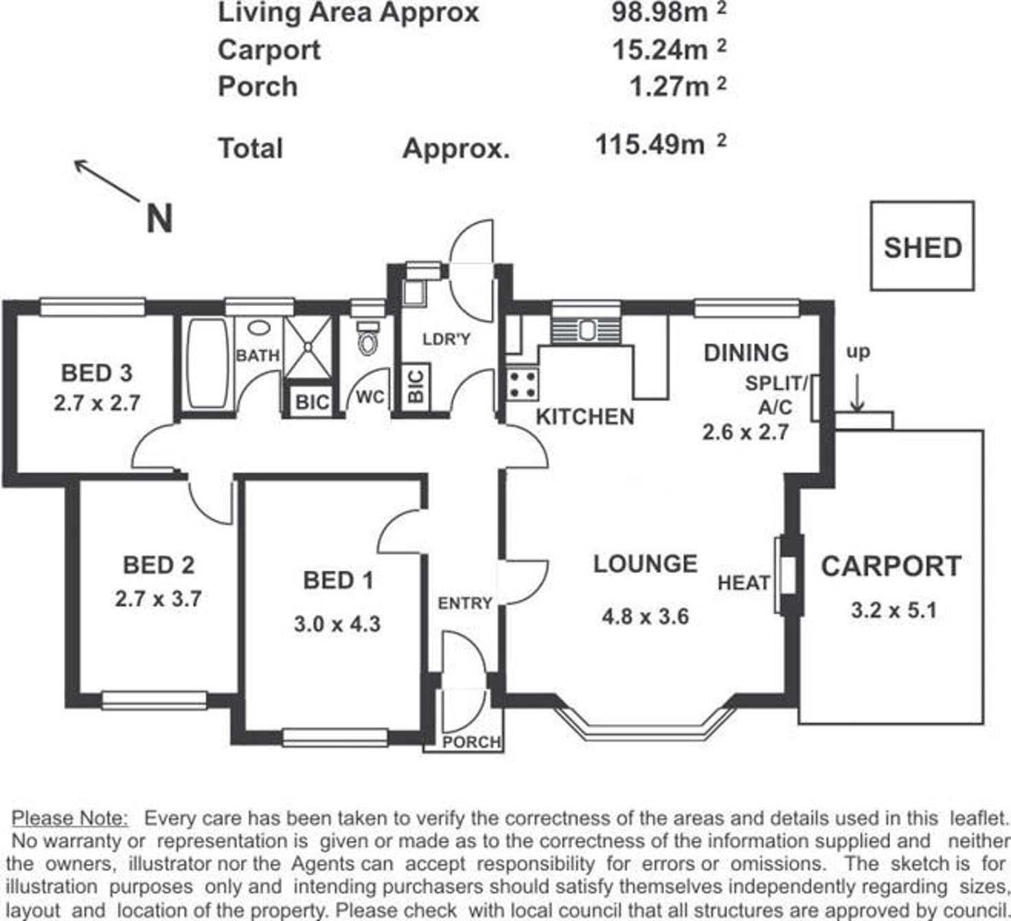 Floorplan of Homely house listing, 22 Cameron Road, Mount Barker SA 5251