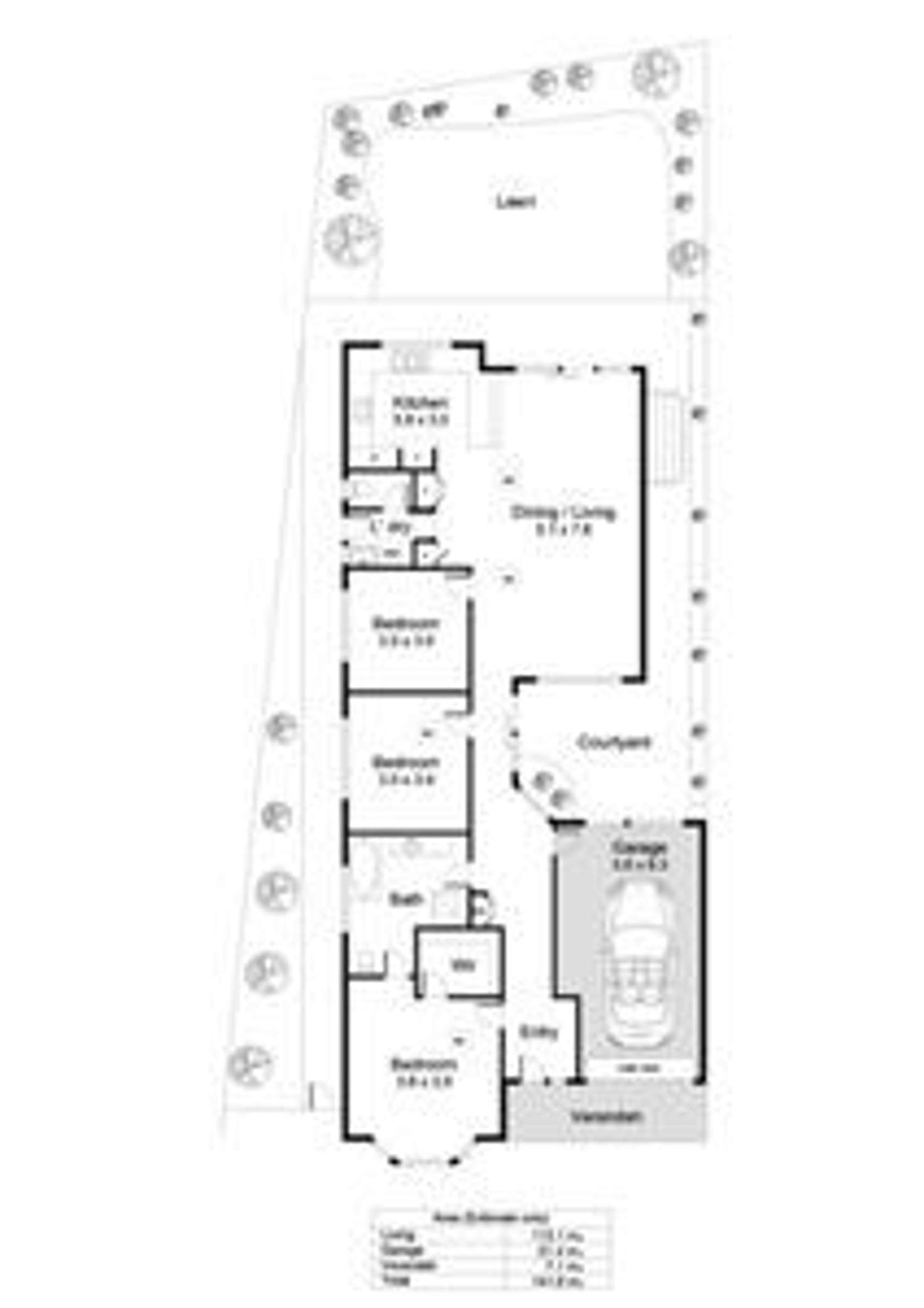 Floorplan of Homely house listing, 4A Bennett Street, Brighton SA 5048