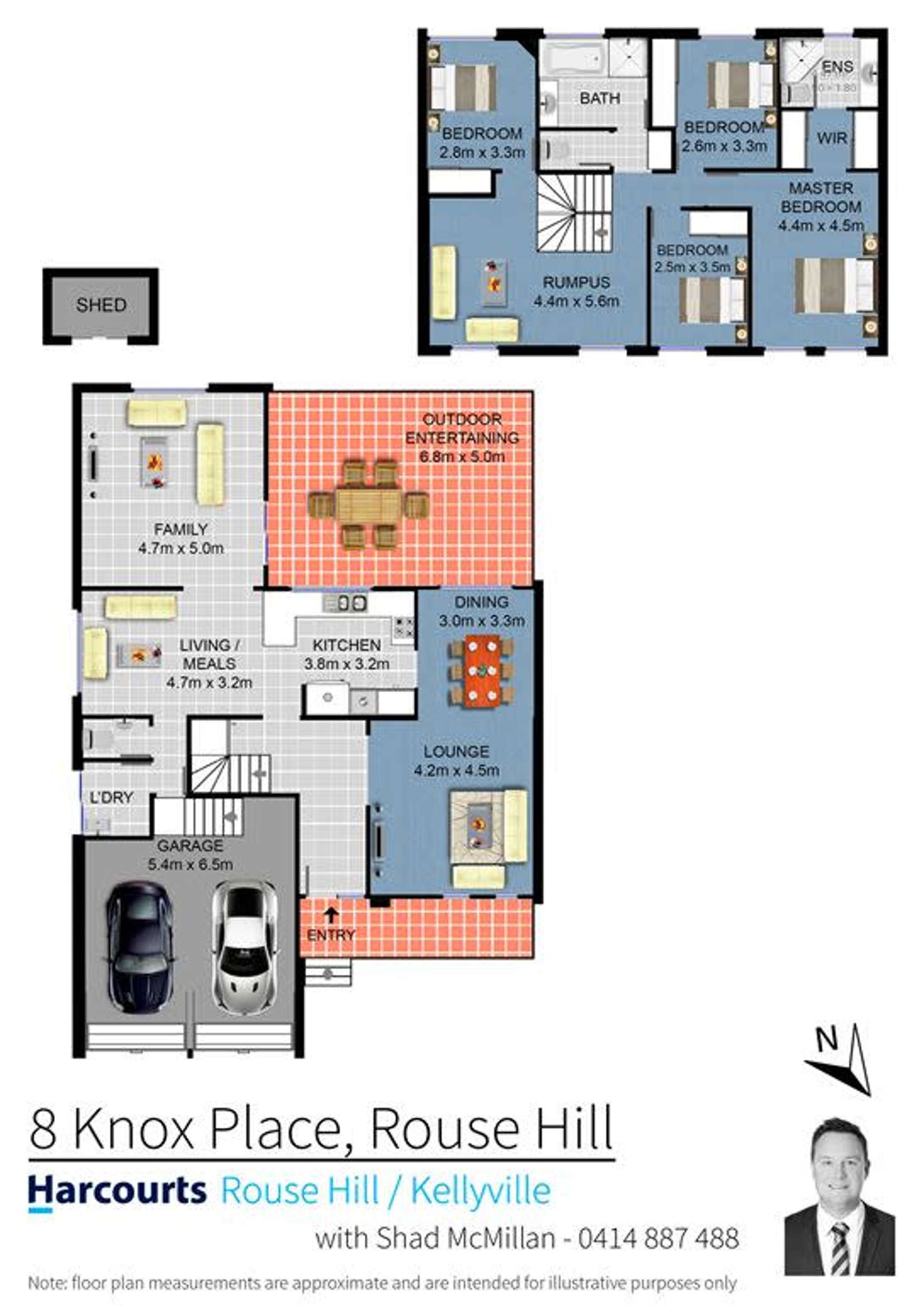 Floorplan of Homely house listing, 8 Knox Place, Rouse Hill NSW 2155