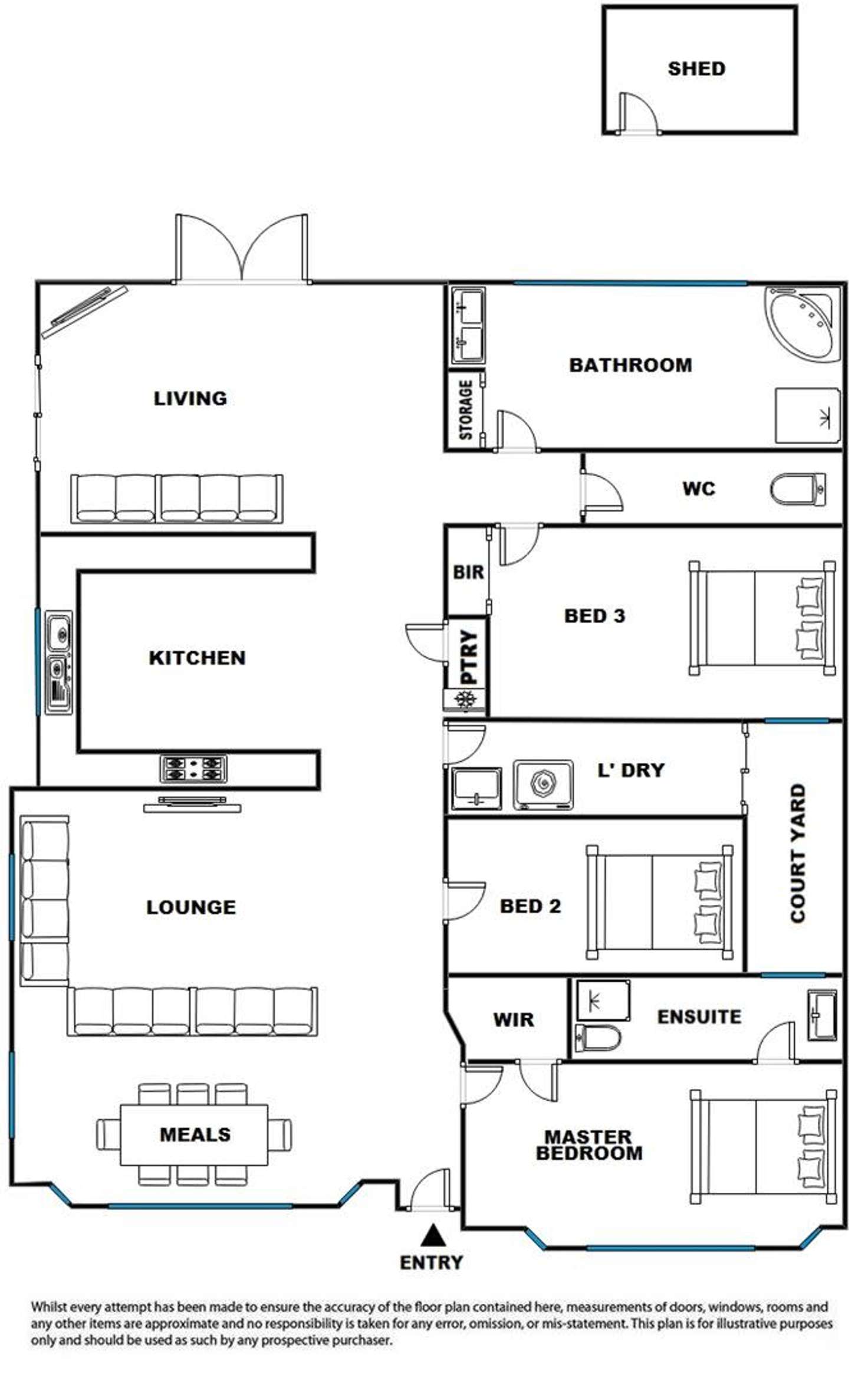 Floorplan of Homely house listing, 14 Pinnock Avenue, Roxburgh Park VIC 3064