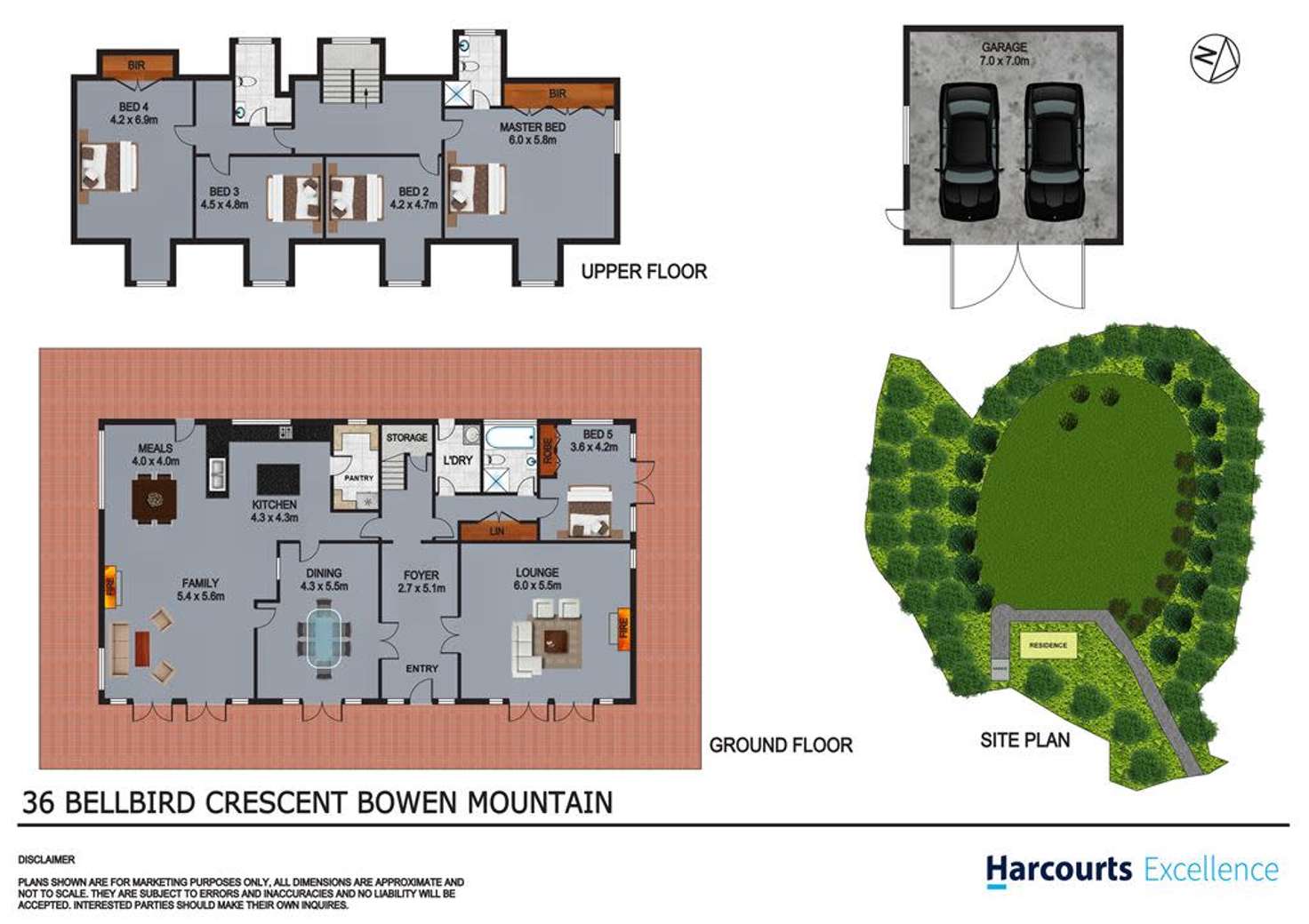 Floorplan of Homely house listing, 36 Bellbird Crescent, Bowen Mountain NSW 2753