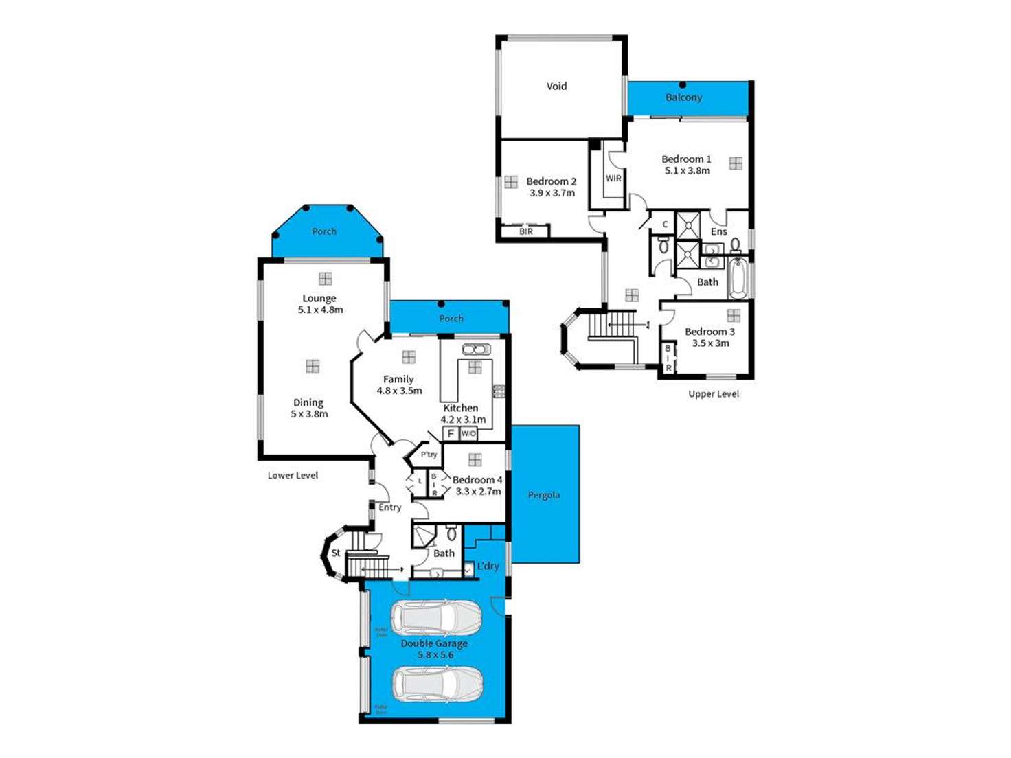 Floorplan of Homely house listing, 16 Highfield Drive, Aberfoyle Park SA 5159