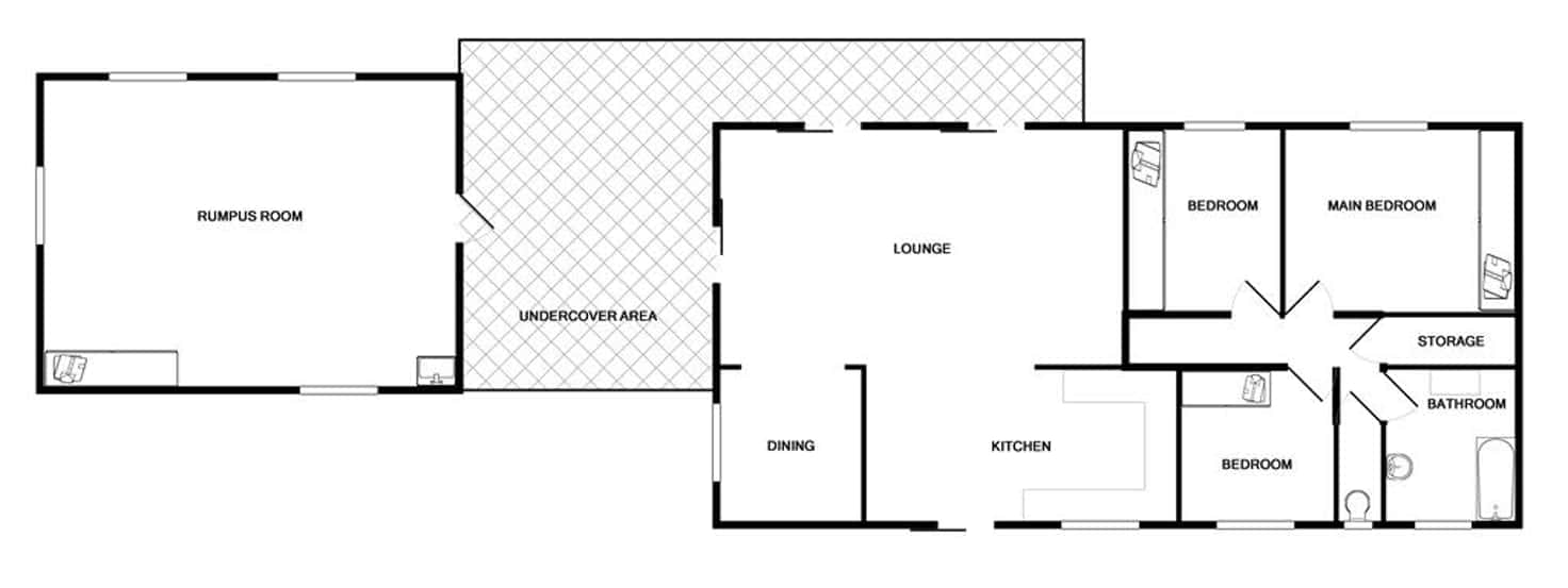 Floorplan of Homely acreageSemiRural listing, 11 Bolinda Court, Alice River QLD 4817
