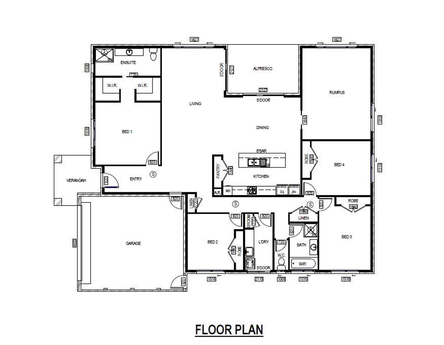 Floorplan of Homely house listing, 169 Dyson Drive, Alfredton VIC 3350