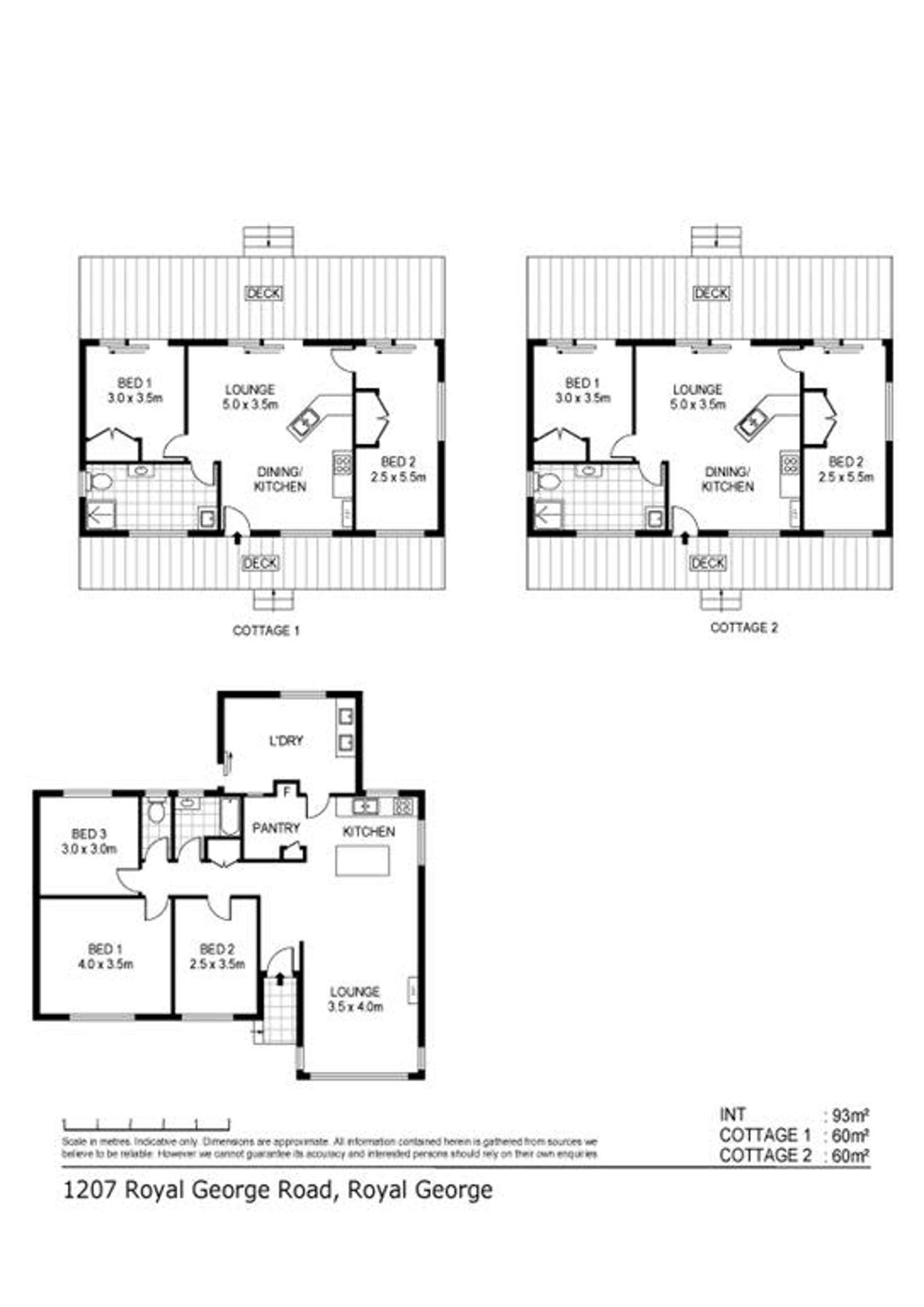 Floorplan of Homely house listing, 1207 Royal George Road, Avoca TAS 7213