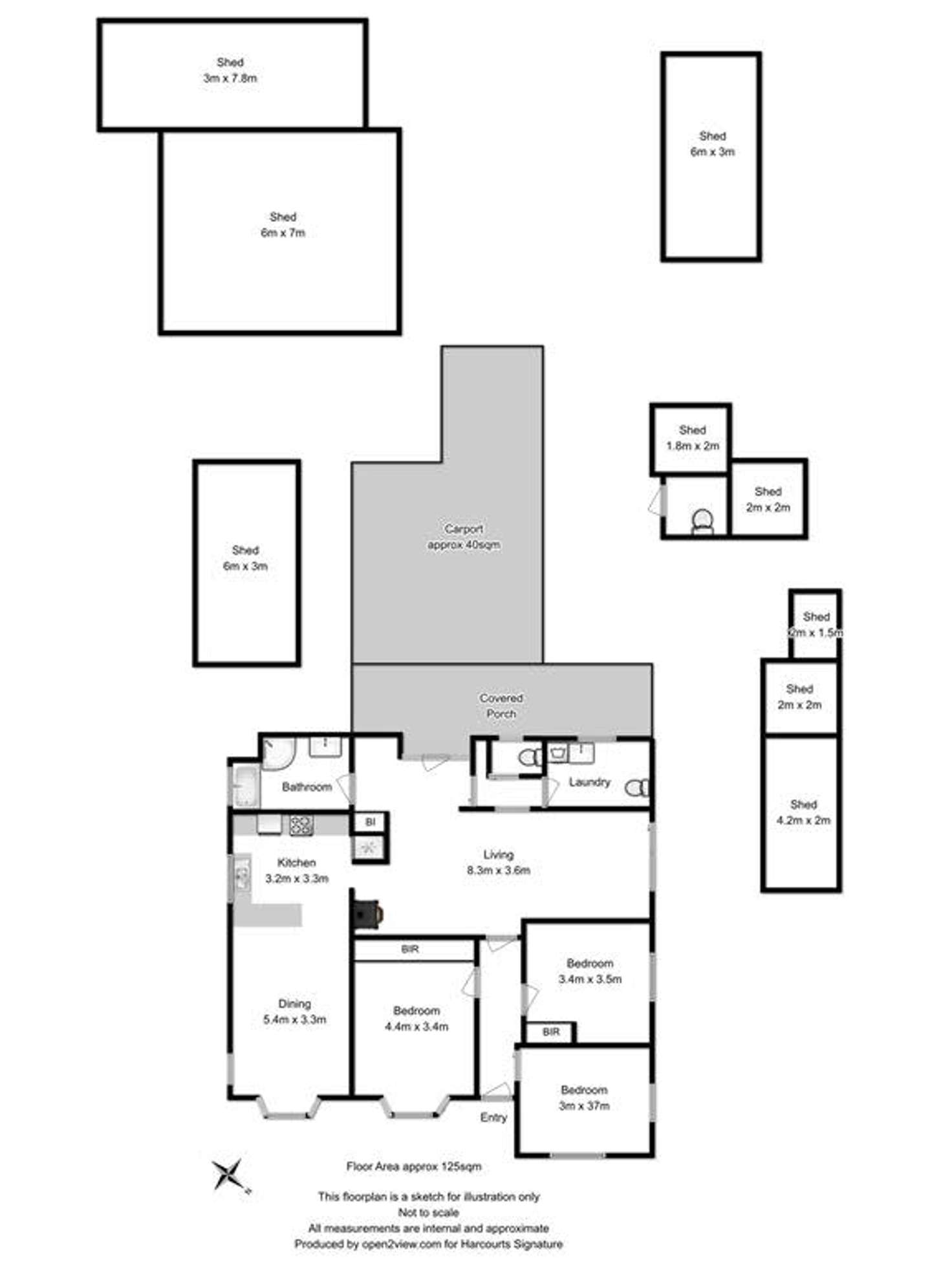 Floorplan of Homely house listing, 51 Richmond Street, Colebrook TAS 7027