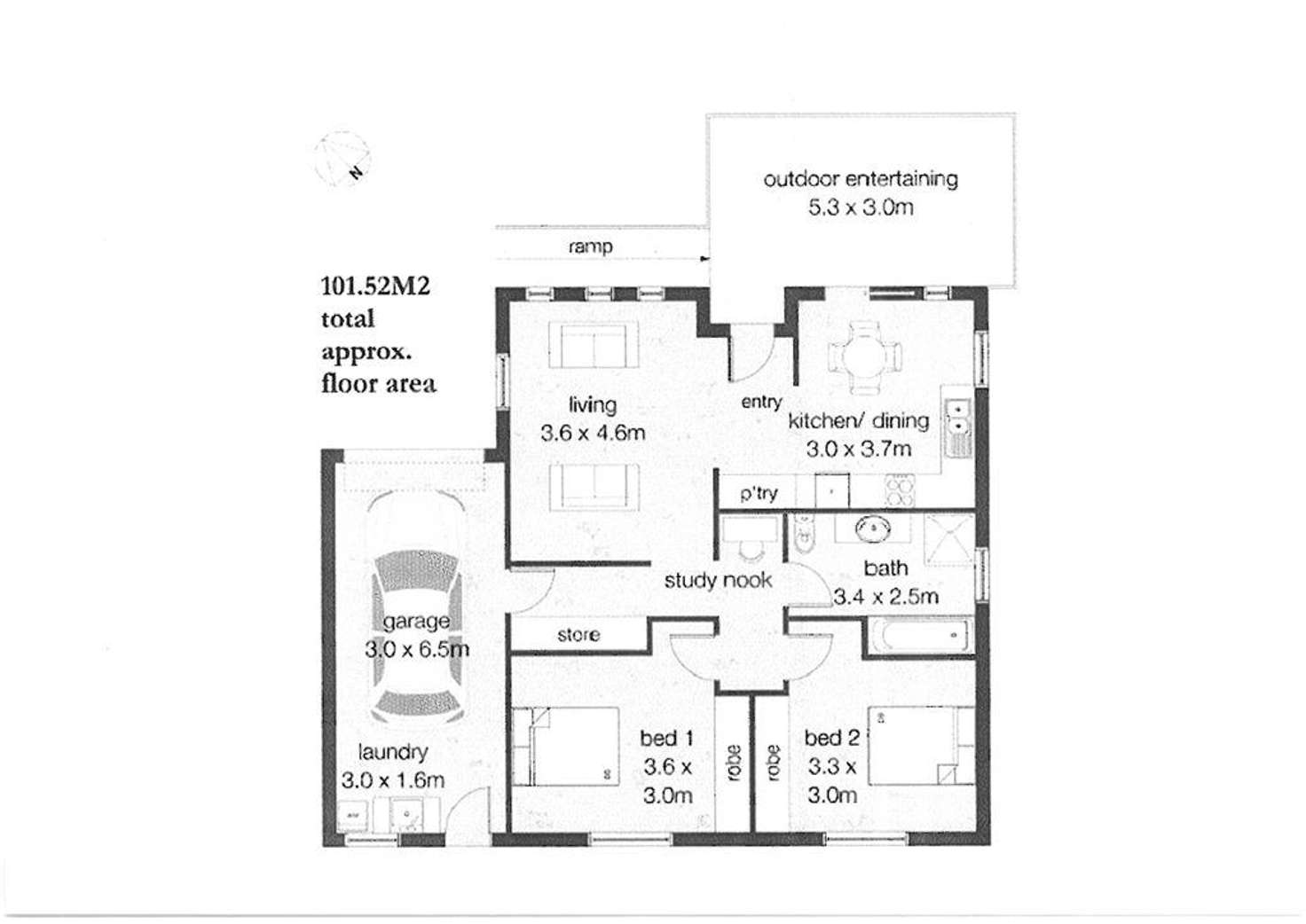 Floorplan of Homely unit listing, 4/11a Duke Street, West Launceston TAS 7250