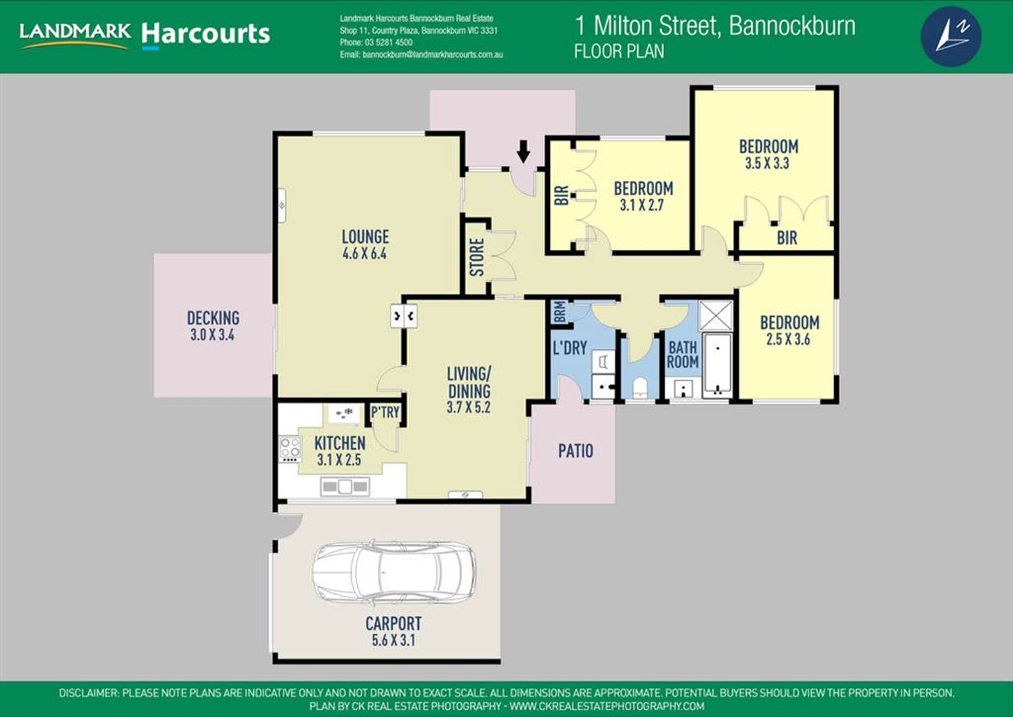 Floorplan of Homely house listing, 1 Milton Street, Bannockburn VIC 3331