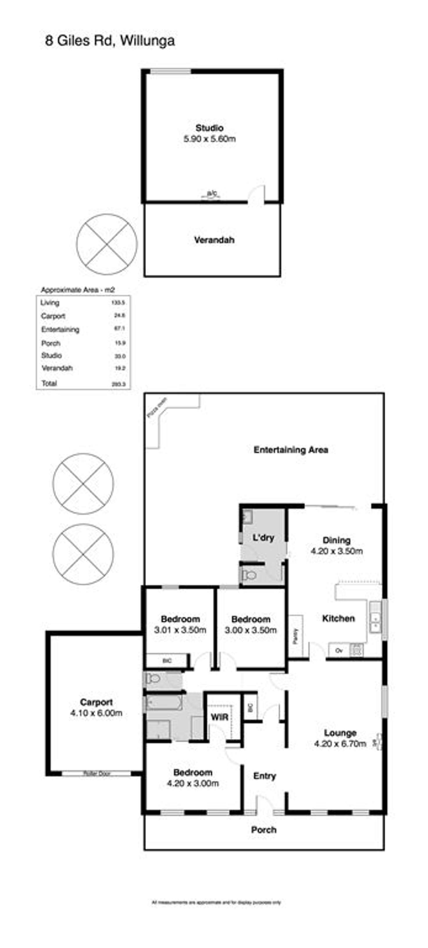 Floorplan of Homely house listing, 8 Giles Road, Willunga SA 5172