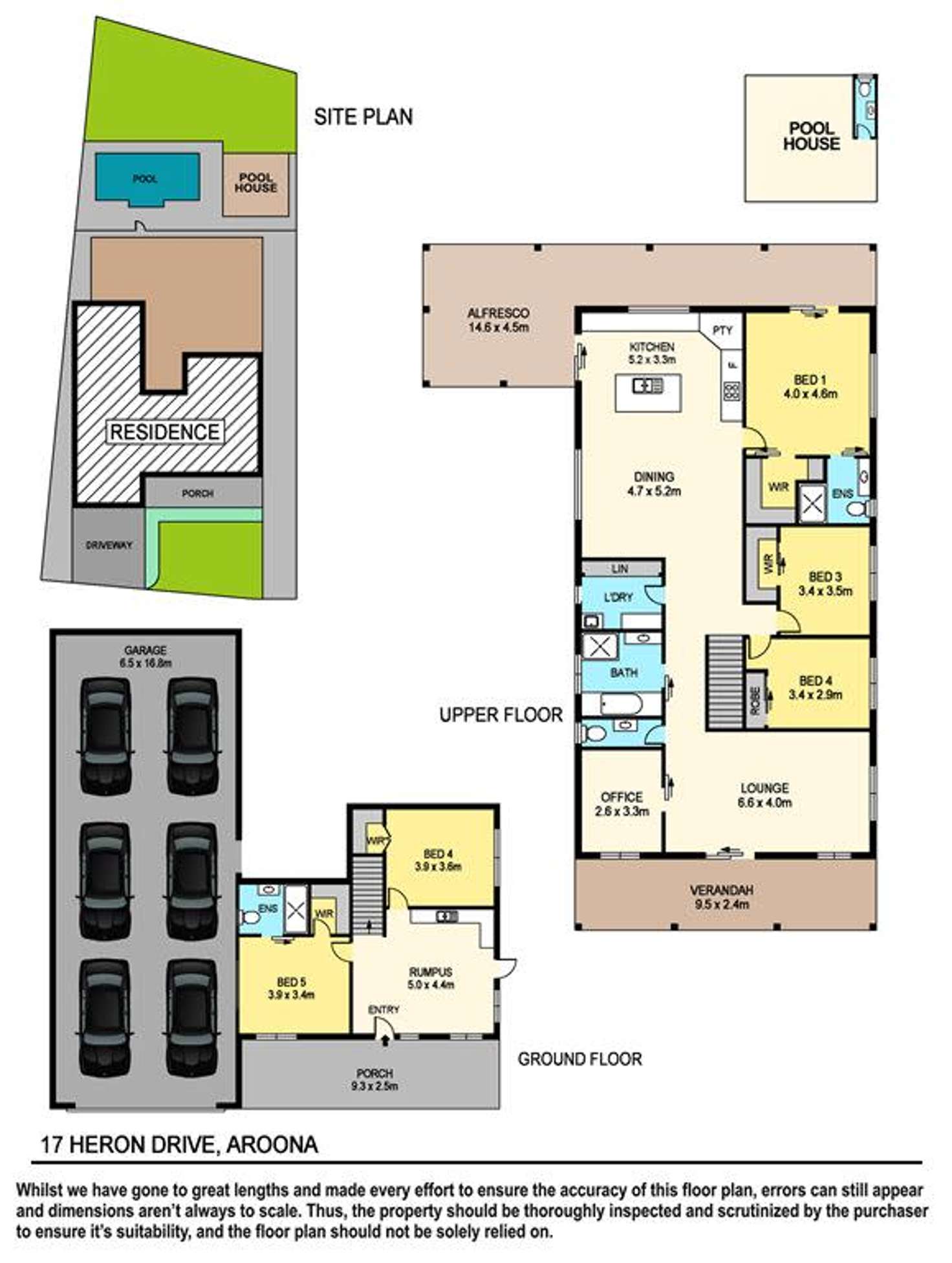 Floorplan of Homely house listing, 17 Heron Drive, Aroona QLD 4551
