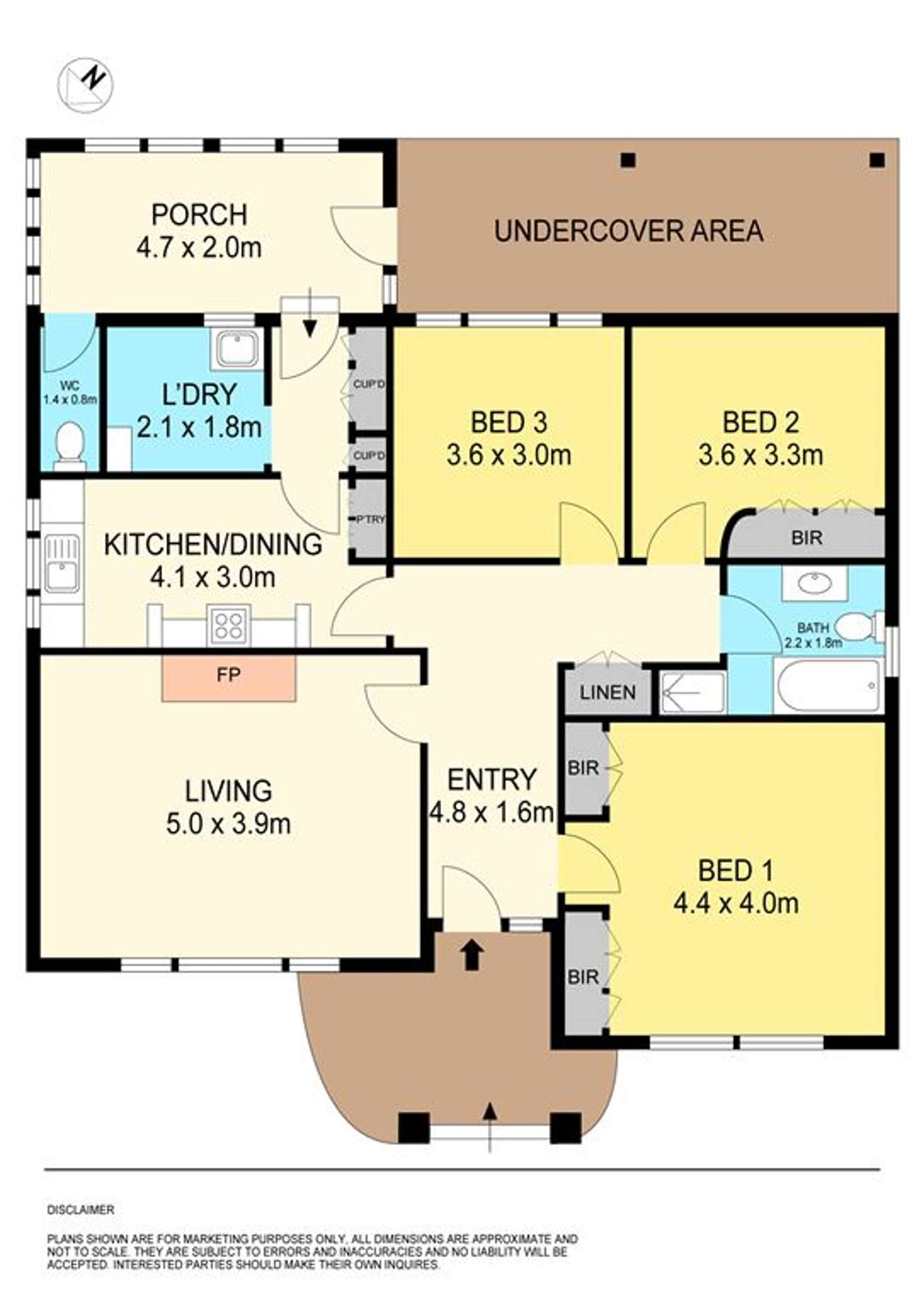 Floorplan of Homely house listing, 411 Errard Street South, Ballarat Central VIC 3350
