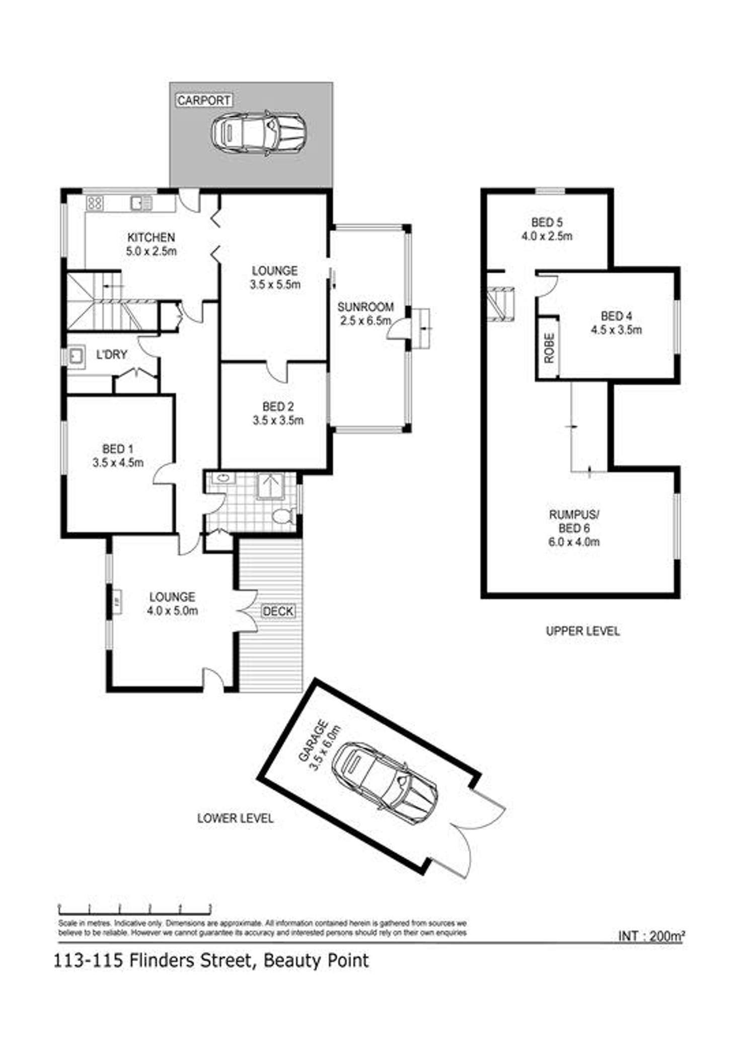 Floorplan of Homely house listing, 113-115 Flinders Street, Beauty Point TAS 7270